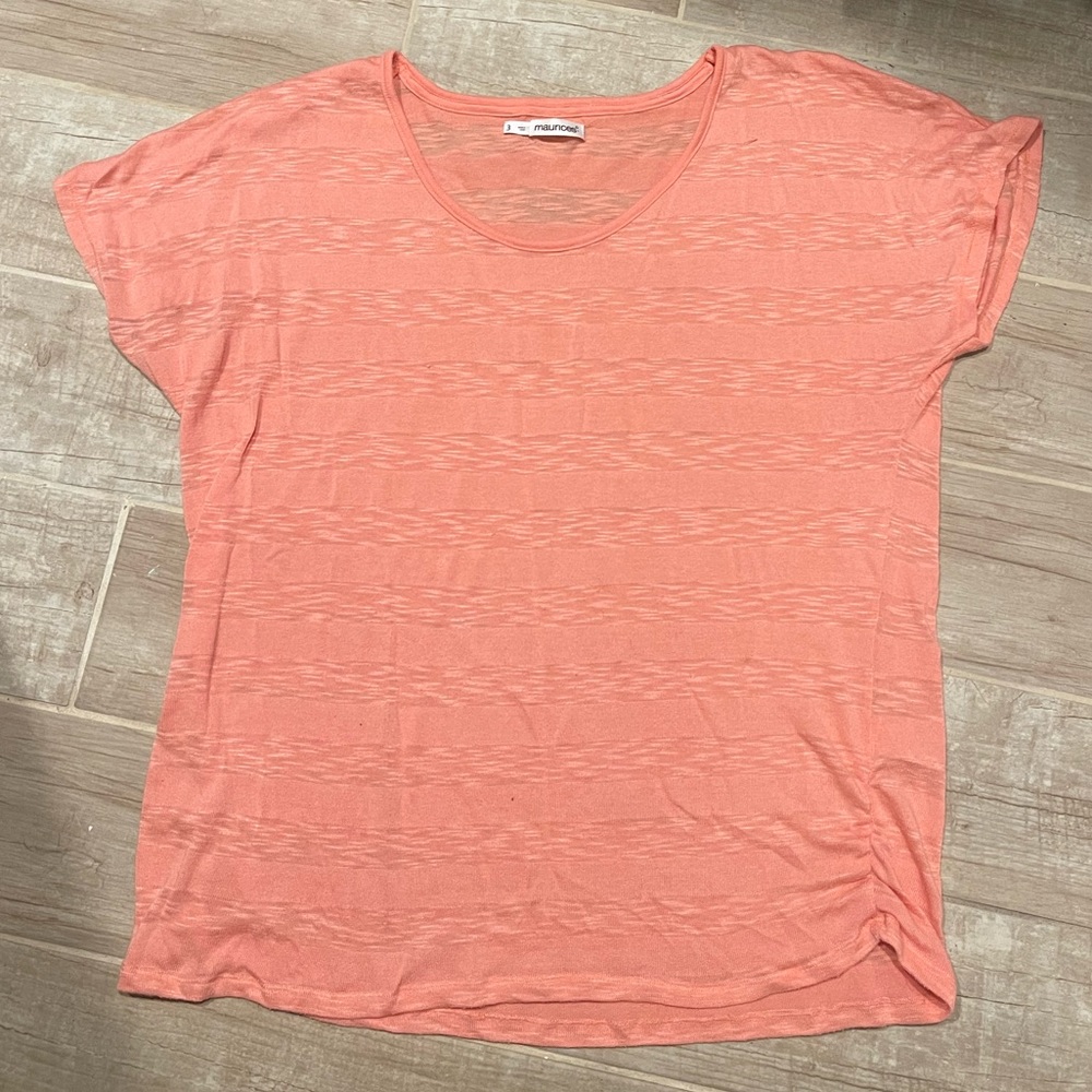 Maurices knit short sleeve blouse